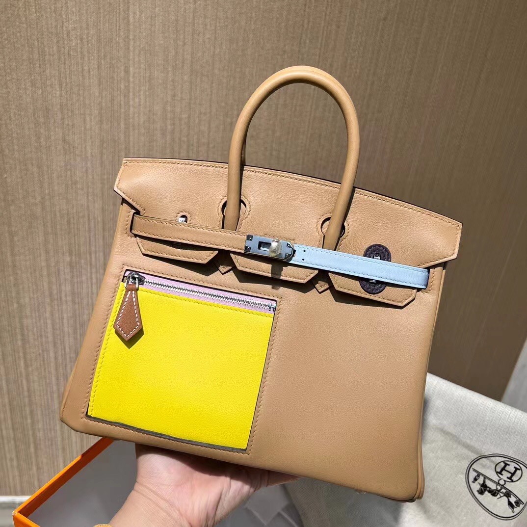 Hermes Birkin 30CM Swift Leather Handbag Brown 